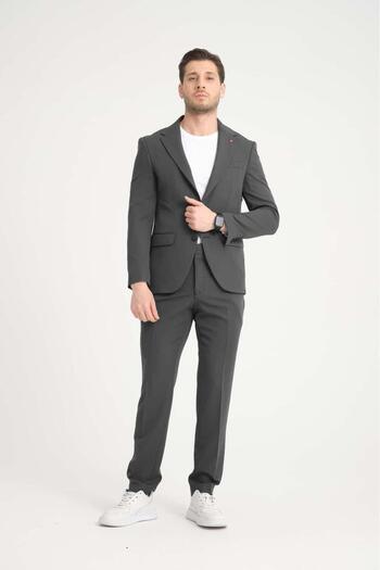 FASHİON PLAZA Men Suit Slim Fit Top Size Lilra