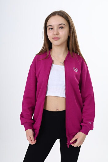 Toontoy Girl's Printed Cardigan