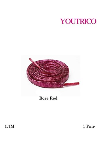 Youtrico Pearlescent Flat Polyester Shoelaces - Single Pair (1.1m)