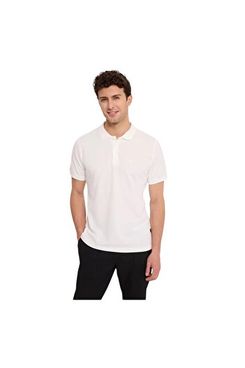 The Crow Men's White Polo T-shirt - Father Basic