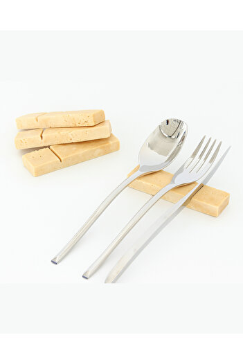 Modelce 4-Piece Travertine Cutlery Stand |   Cutlery Organizer |   Cutlery Suplas