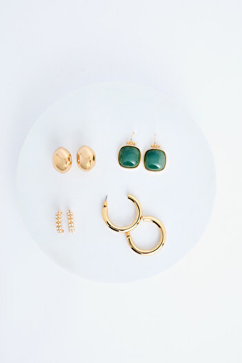 Penti Adella Green Earring Set