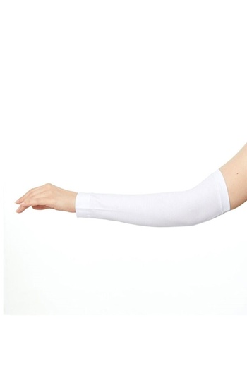 LAVENDER Scarfella Plain Seamless Oversleeves - White