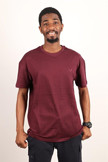 Rich Ανδρικό μπλουζάκι Oversize Crew Neck 100% βαμβακερό