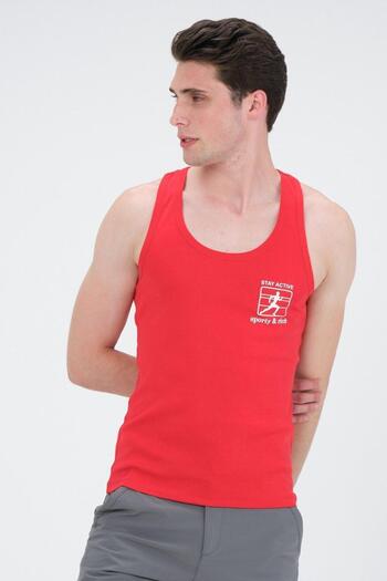 Rich Men's Swimmer Cut Sports Tank Running Athlete Tank Top
