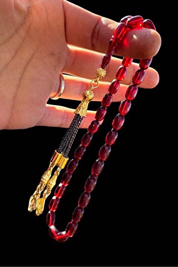Teta Collection Certified Master Craftsmanship Blood Red Fire Amber Gift Wooden Boxed Rosary