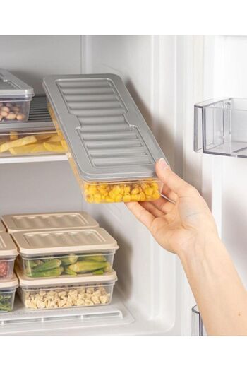 VİZYON Refrigerator Organizer with Horizontal Lid Ice Cooler Container Storage Container
