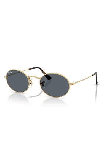 Ray-Ban Rayban Unisex Sunglasses 3547-N 001/R5 51-21, Oval Gold Color Metal Frame