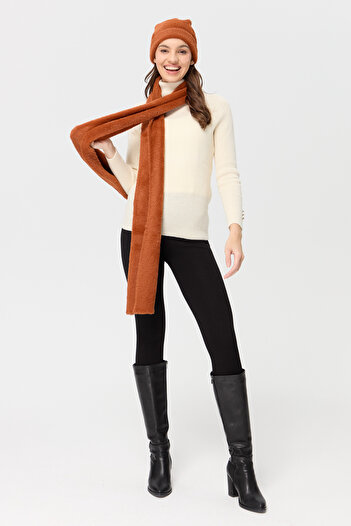 Desen Triko Women's Knitwear Aphrodite Scarf Tile