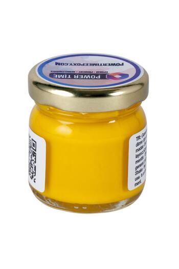 POWER TIME EPOXY Opak & Transparan Sıvı Pigment Boya 30 gram / Sarı / Epoksi Için