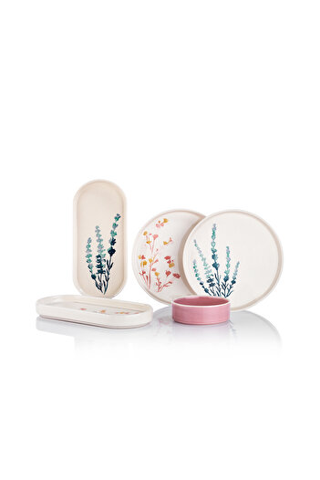 Schafer Σετ πρωινού Sunny 4 ατόμων 10 τεμαχίων-Rosa01