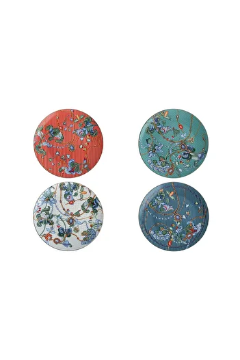 Lucky Art Chantelle Bone 27cm Set of 4 Plates