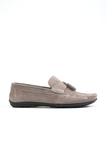 Morven Men's Beige Summer Casual Suede Shoes