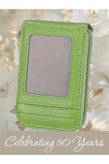 ORGANICYOU Yiwu Credit Card Wallet for Women, Multi Card Holder Wallet with Id Window
