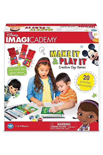 Generic The Wonder Forge Disney Imagicademy Make It & Play It Board Game Puzzles