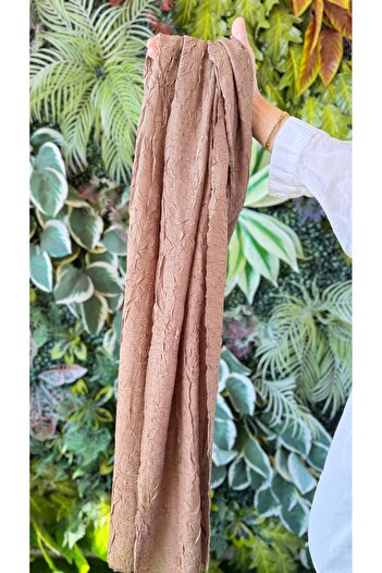 dermansaa Brown Bamboo Cashmere Shawl - Non-Sweating - Flowing - Seasonal