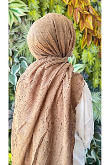 dermansaa Brown Bamboo Cashmere Shawl - Non-Sweating - Flowing - Seasonal