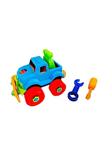 OEM Masina demontabila la set cu cheie si surubelnita, multicolor