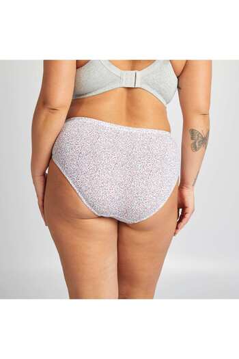 KIABI Pack of 3 stretch cotton briefs BLUE