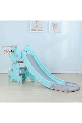 rexa Dinosaur Shape High Quality Foldable Kids Indoor Children Plastic Slide 175*46*89cm