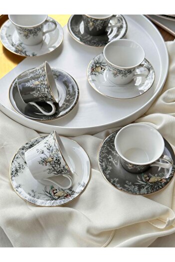 Mikasa Moor Plomo Set of 6 Coffee Cups De16.391751