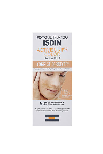 ISDIN Fotoultra 100 Active Unify Fusion Fluid No Color SPF 50+ 50 ml