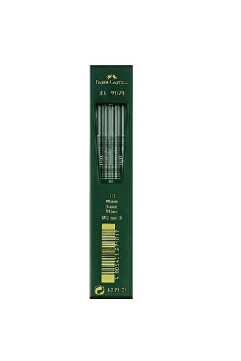 rexa 10-Piece B-Grade Pencil Lead Refill Set – Smooth Writing Black Graphite