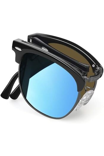Joopin Polarized Semi Rimless Sunglasses Men Women, Classic Half Frame Sun Glasses UV Protection