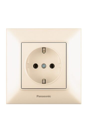 PANASONIC SCHUKO Socket 16A 250V Arkedia Slim Beige