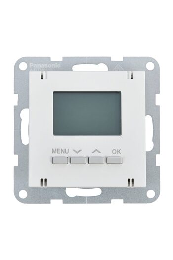 PANASONIC Digital Thermostat Mechanism for Heating-Cooling Karre Plus 55 White