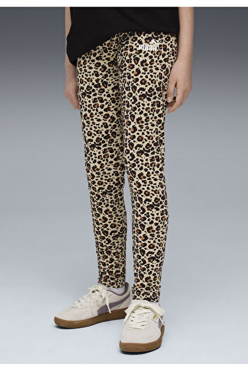 Puma Κολάν Essentials με γραφικά Animal Print για νέους