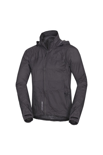 NORTHFINDER Men's waterproof multisport jacket stowable 2L NORTHKIT XL grey