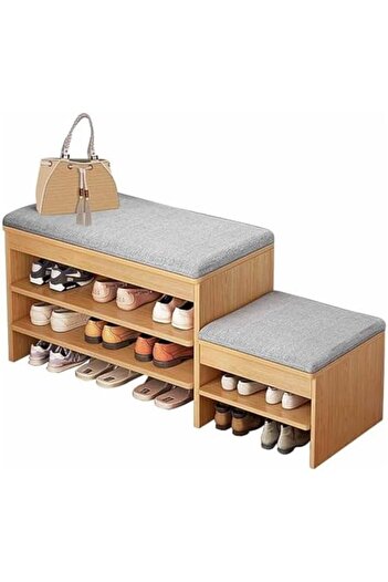 Generic 2 and 3 Tier Multifunctional Shoe Cabinet Rack with Seat