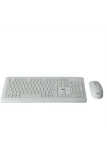 divendi-ro Set tastatură și mouse, wireless 2.4, cu indicator de baterie - Alb