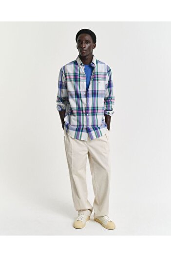 Gant Regular Fit Seersucker Madras Shirt