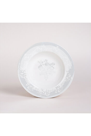 LA MESA beige porcelain 18 pc dinner set