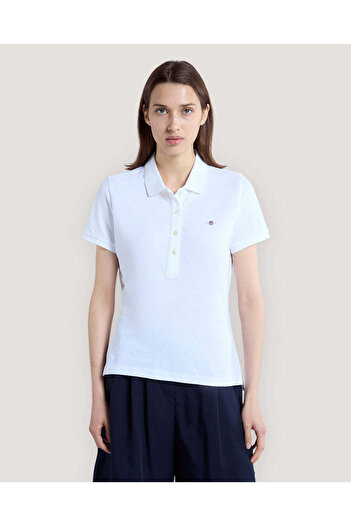 Gant SLIM SHEILD CAP SLEEVE PIQUE POLO