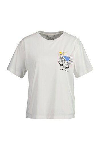 Gant Grande Mare Print T-Shirt