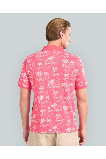 Gant Island Print Polo Shirt