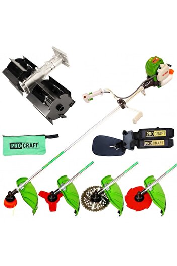 ProCraft Pdr Tools Motocoasa PROCRAFT T5600 PRO + accesoriu Prasitoare, 7.3 CP, 62cm3, 9000Rpm