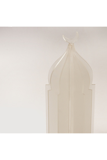 Lucerna Accent Acrylic Ramadan Decorative Piece, Blue 10*10*32Cm
