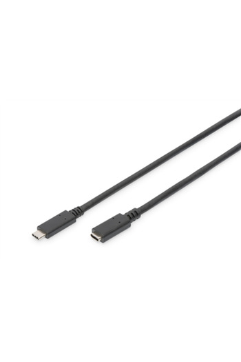 Digitus Cablu Prelungitor USB-C 2 m Negru