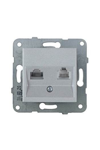 PANASONIC Mechanism CAT6+ Telephone, Karre Plus, Panasonic, Silver