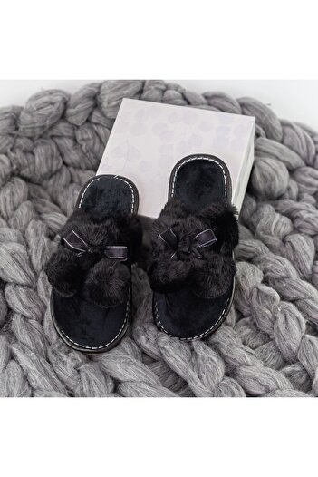 FASHION Papuci Dama de Casa WF-2218 Negru