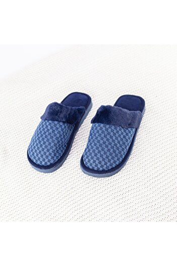FASHION Men's slippers A-46 Dark blue