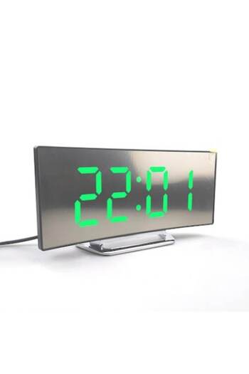 OEM Multifunctional LED Alarm Clock with Mirror and LCD Display