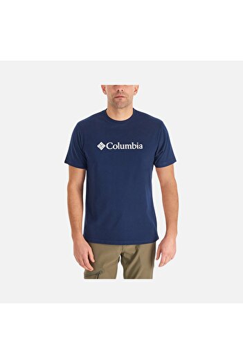 Columbia Csc Basic Big Logo Brushed Short-Sleeve Men's T-Shirt
