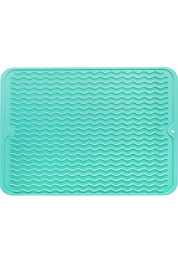 MOAWAVE Large Heat Resistant Silicone Mat, Green MOAWAVE™ Dish Drying Mat