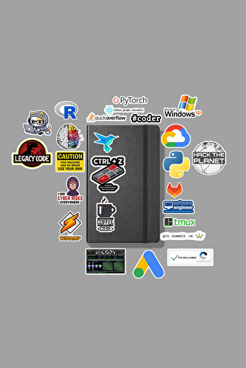 MS Major Selection Yazılımcı sticker paketi /bullet journal defter çıkartma ajanda laptop etiket