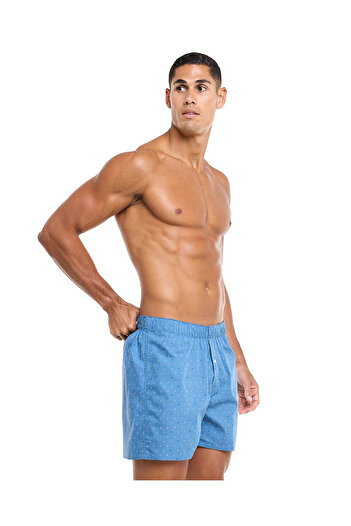 R&B Blue MENS BOXER